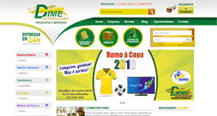 Desktop Screenshot of dimedistribuidora.com.br